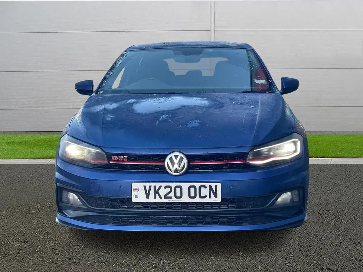 Used VW Polo GTI 200 HP (147 kW) 2020 Blue Hatchback