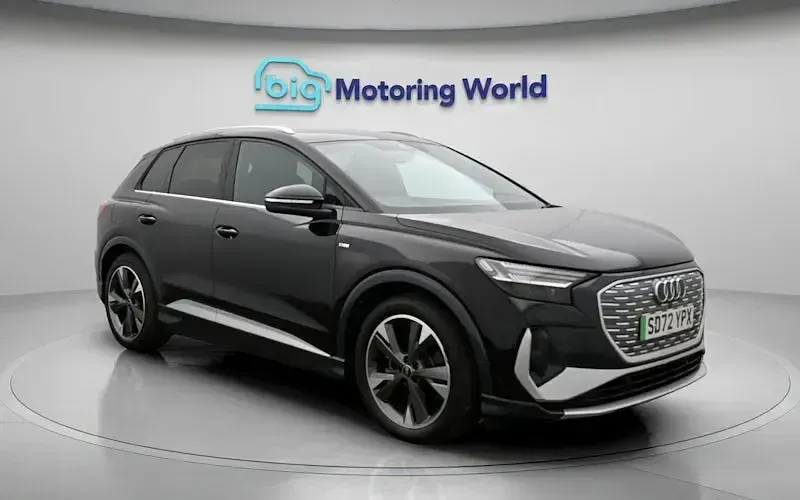 Used Audi Q4 e-tron S-Line 125 kW (170 HP) 2022 Black SUV