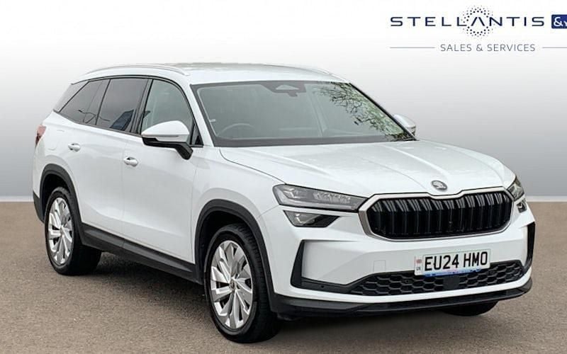White Used 2024 Skoda Kodiaq SE L SUV | £27,882 (Good price) - Image 1/4