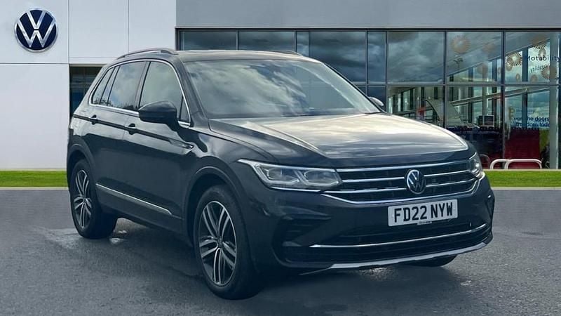 Grey Used 2022 VW Tiguan Elegance SUV | £21,823 (Fair price) - Image 1/4