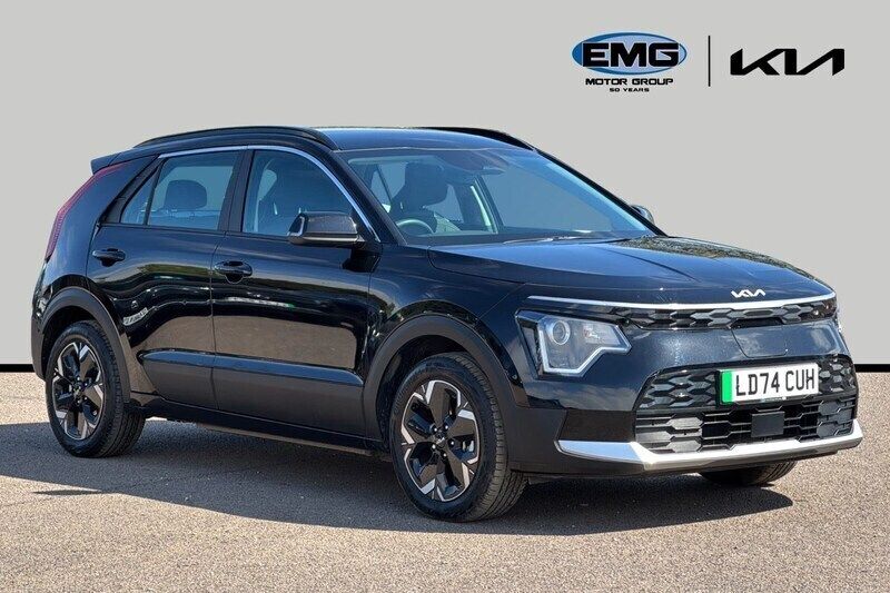 Midnight black Used 2024 Kia e-Niro 2 SUV | £21,995 (Fair price) - Image 1/2