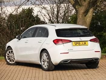 Used Mercedes A200 163 HP (119 kW) 2019 White Hatchback