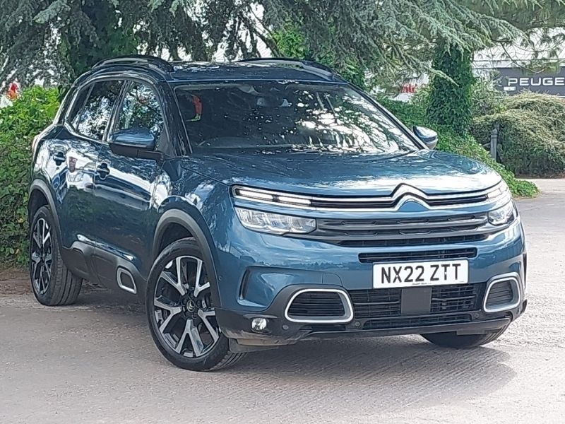Blue Used 2022 Citroën C5 Aircross Shine SUV | £17,298 (Fair price) - Image 1/4