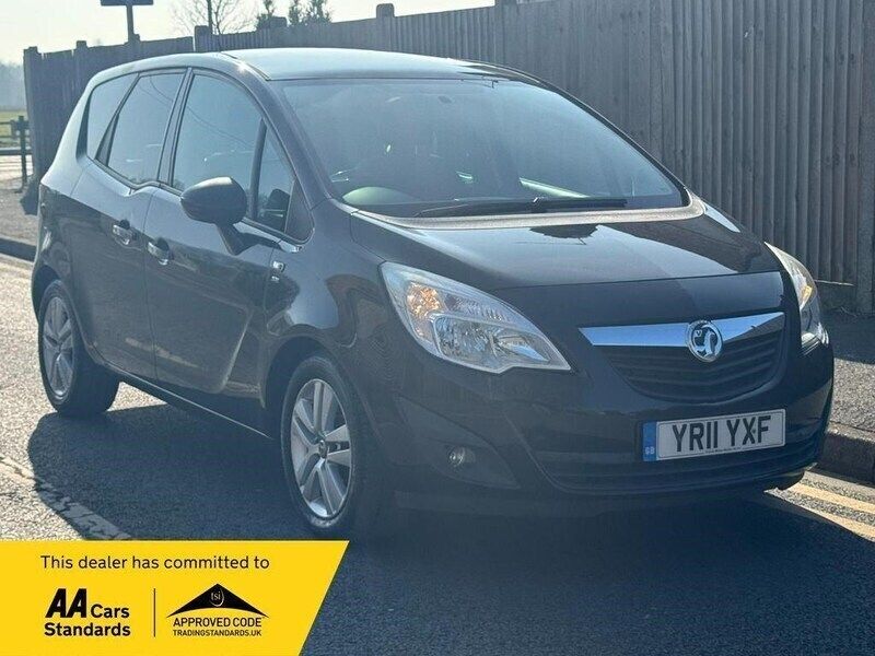 Black Used 2011 Vauxhall Meriva MPV | £2,395 (Fair price) - Image 1/4