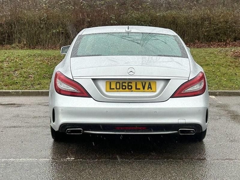 Used Mercedes CLS220 AMG line 177 HP (130 kW) 2016 Silver Coupe