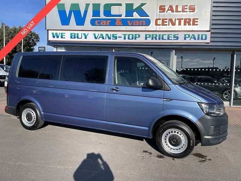 Used VW T6 Startline 150 HP (110 kW) 2017 Blue Van