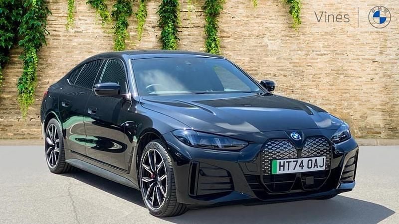 Black Used 2025 BMW i4 M Sport Sedan | £41,327 (A bit pricey) - Image 1/4