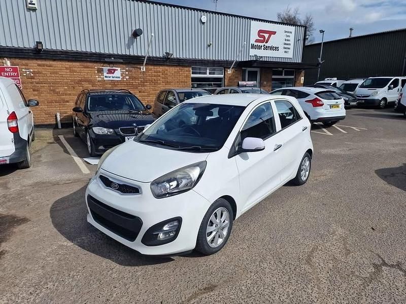 Used Kia Picanto 84 HP (61 kW) 2012 White Hatchback