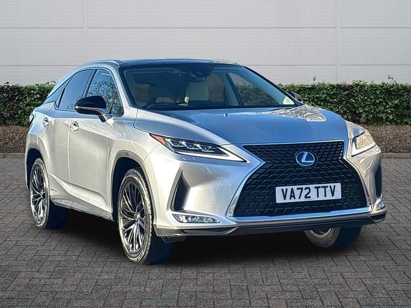 Silver Used 2022 Lexus RX450h Sport Line SUV | £33,849 (Fair price) - Image 1/4