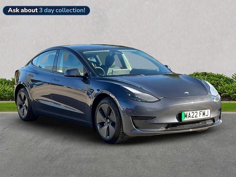 Grey Used 2022 Tesla Model 3 Standard Range Sedan | £19,999 (Expensive) - Image 1/4
