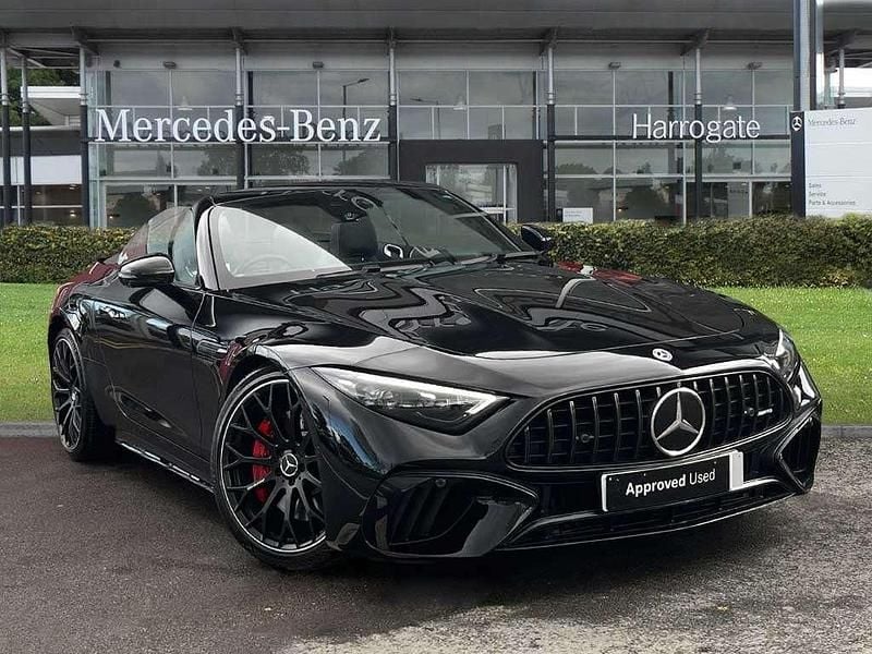 Black Used 2023 Mercedes SL55 AMG Premium Plus Cabriolet | £94,000 (Fair price) - Image 1/4