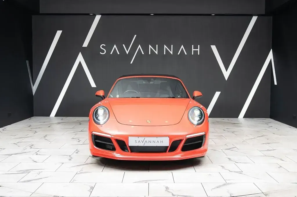 Used Porsche 911 2018 Orange Cabriolet