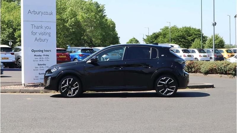 Used Peugeot e-208 GT 113 kW (154 HP) 2025 Black Hatchback