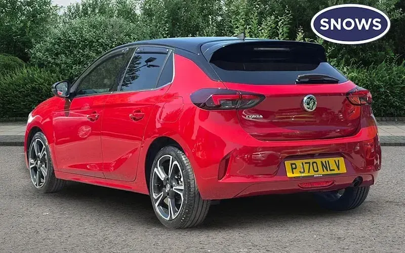 Used Vauxhall Corsa Ultimate 101 HP (74 kW) 2020 Red Hatchback