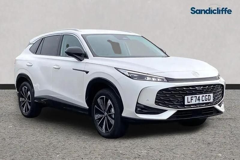 Solid white pearl Used 2025 MG HS Trophy SUV | £20,483 (A bit pricey) - Image 1/4