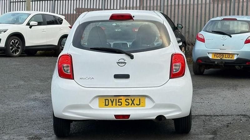 Used Nissan Micra Visia 80 HP (58 kW) 2015 White Hatchback