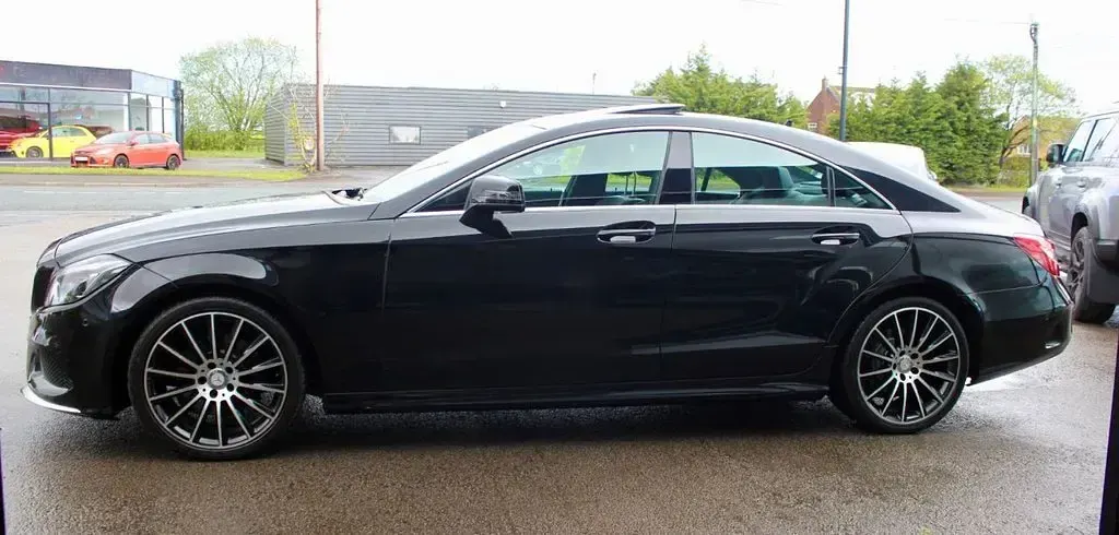 Used Mercedes CLS220 AMG line 177 HP (130 kW) 2017 Black Coupe