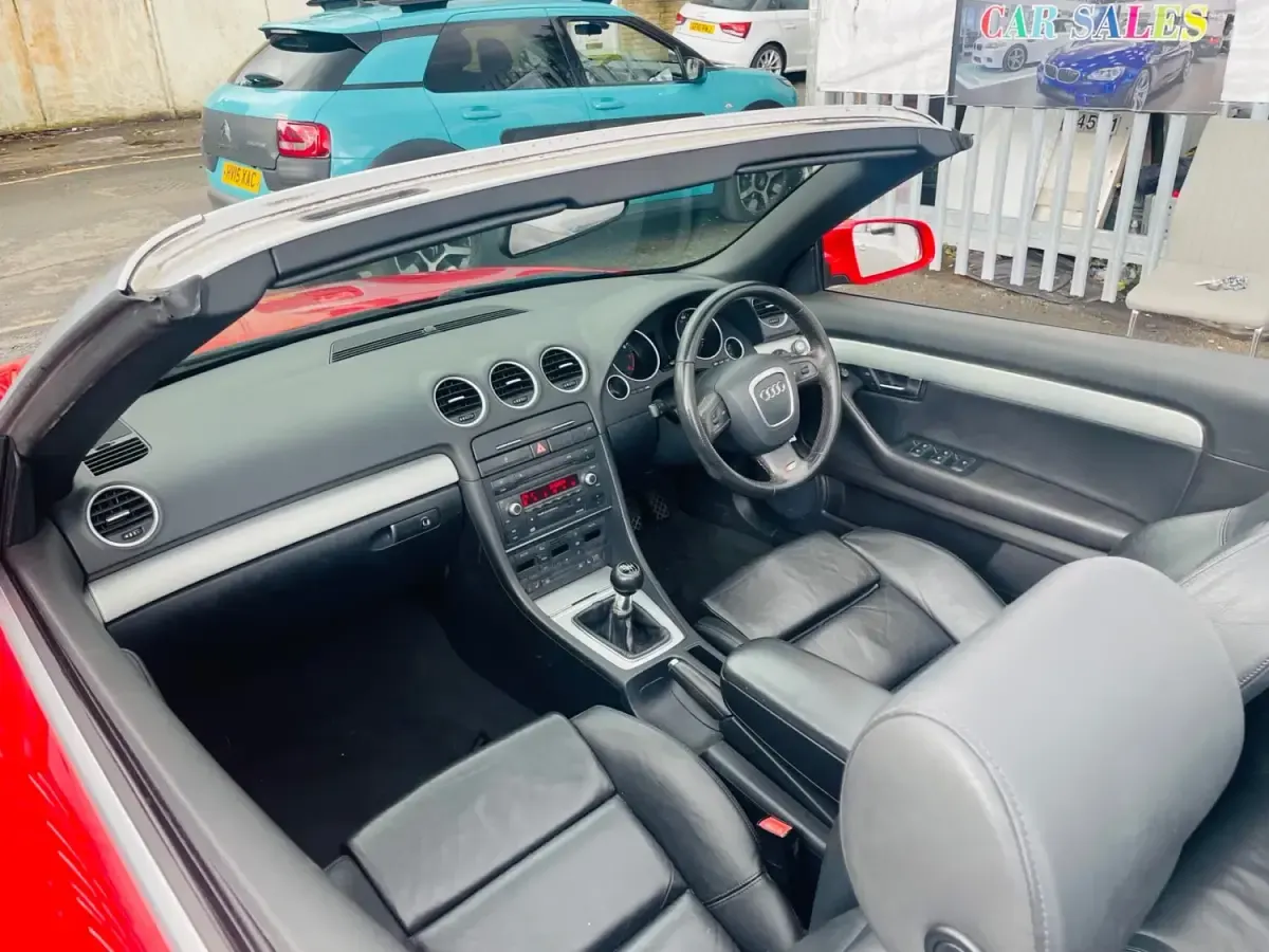 Used Audi A4 Cabriolet S-Line 2006 Red Cabriolet