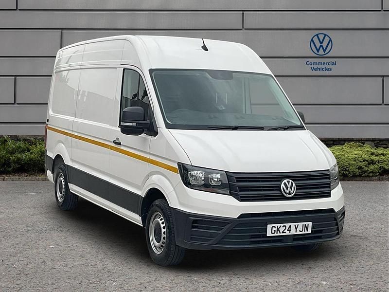 Candy white Used 2024 VW Crafter Trendline Van | £28,985 (Fair price) - Image 1/3
