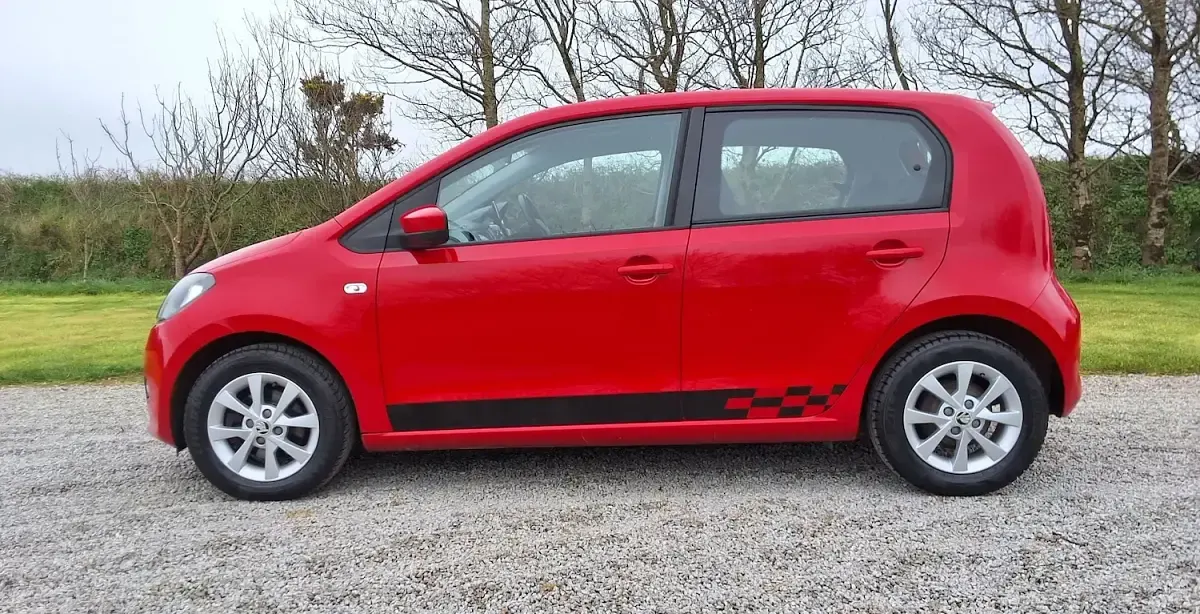 Used Skoda Citigo SE L 75 HP (55 kW) 2016 Red Hatchback