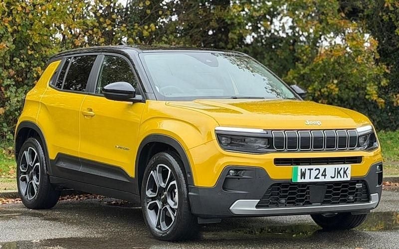 Yellow Used 2024 Jeep Avenger EV Summit SUV | £18,449 (Fair price) - Image 1/3