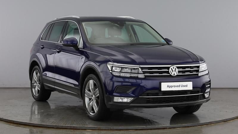 Blue Used 2017 VW Tiguan SEL SUV | £16,600 (Fair price) - Image 1/3