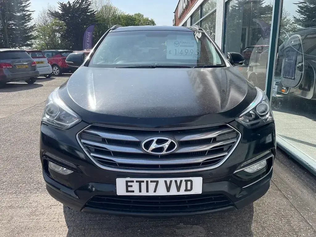 Begagnad Hyundai Santa Fe Premium 200 HK (147 kW) 2017 Svart SUV