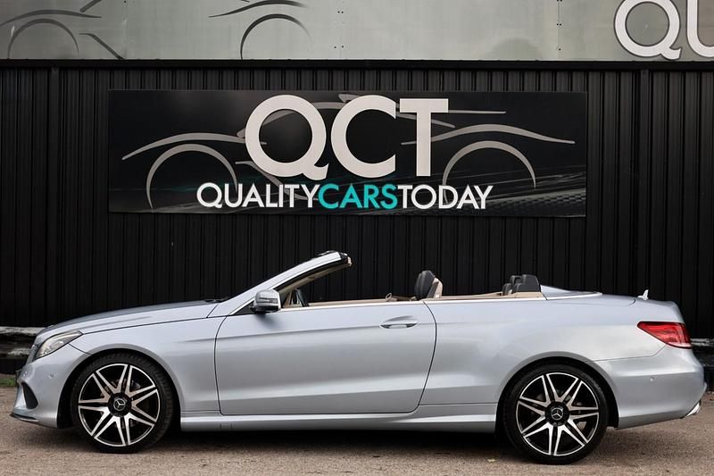 Used Mercedes E220 AMG 170 HP (125 kW) 2013 Silver Cabriolet