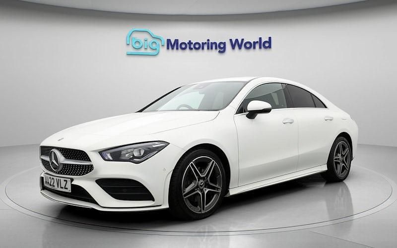 Used Mercedes CLA180 AMG line 136 HP (100 kW) 2022 White Sedan