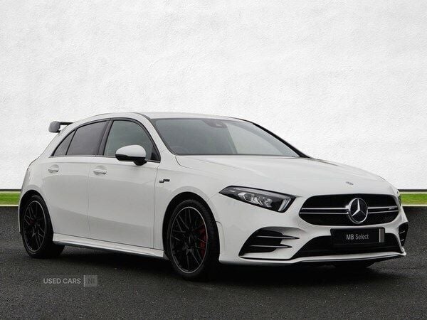 White Used 2019 Mercedes A35 AMG Hatchback | £21,295 (Good price) - Image 1/4