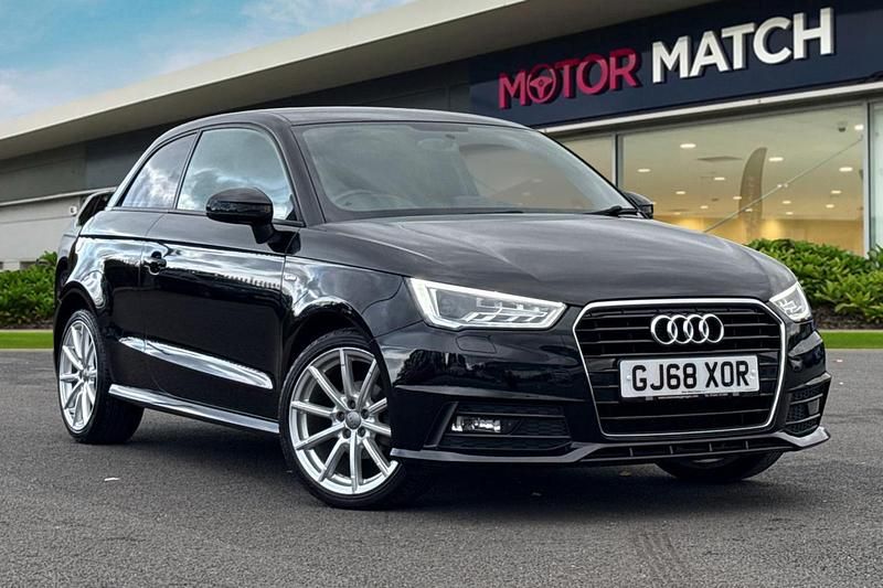 Black Used 2018 Audi A1 S-Line Hatchback | £12,000 (Fair price) - Image 1/4