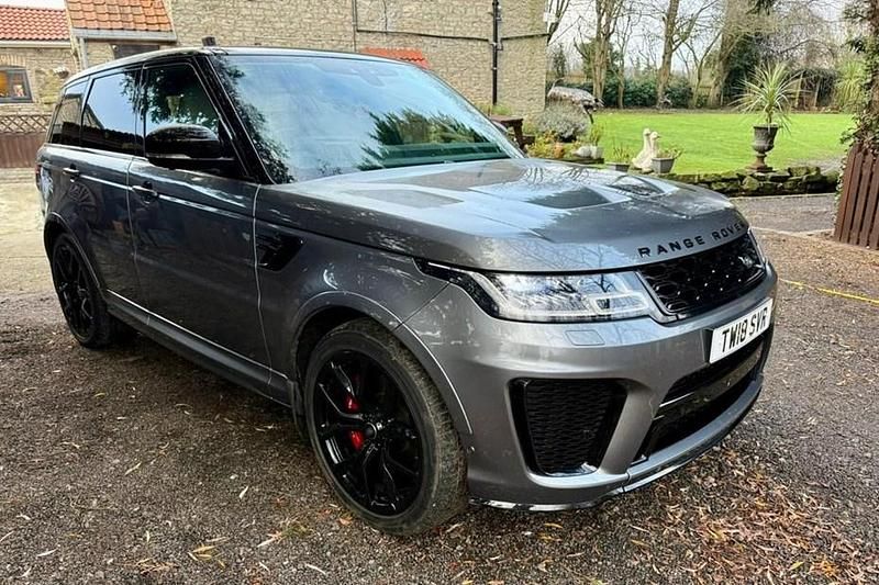 Grey Used 2018 Land Rover Range Rover Sport SVR SUV | £39,995 (Fair price) - Image 1/1