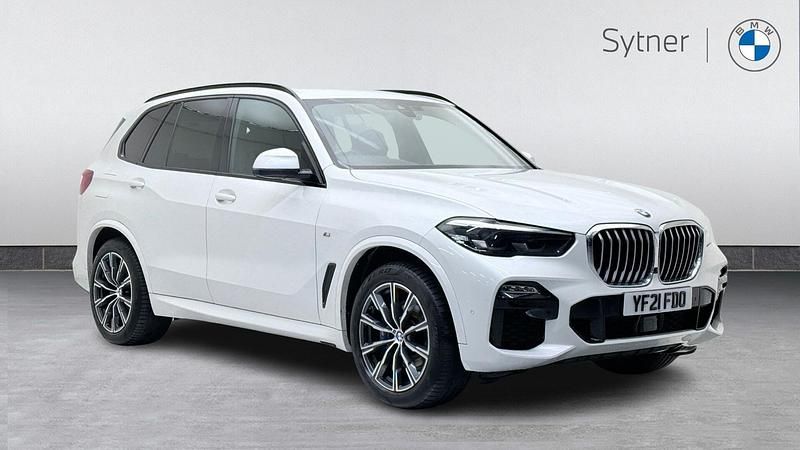 White Used 2021 BMW X5 M Sport SUV | £42,000 (Fair price) - Image 1/4