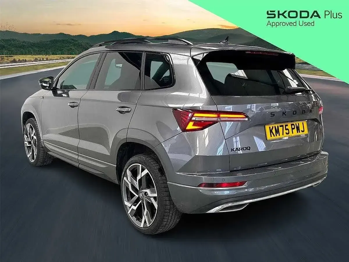 Used Skoda Karoq SportLine 110 HP (80 kW) 2025 Graphite grey metallic SUV