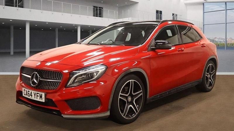 Red Used 2014 Mercedes GLA250 AMG line SUV | £13,499 (A bit pricey) - Image 1/4