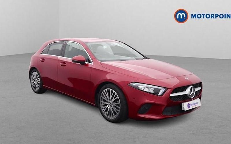 Red Used 2022 Mercedes A180 Executive Hatchback | £20,249 (Fair price) - Image 1/4