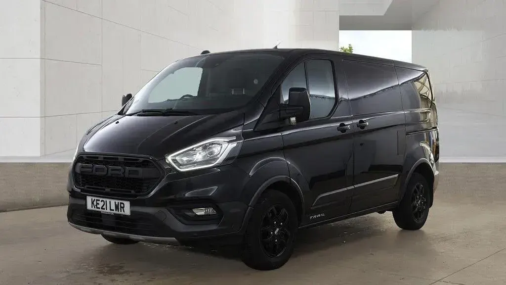 Used Ford Transit Custom 130 HP (95 kW) 2021 Black Van