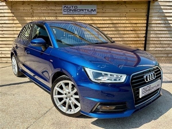 Blue Used 2015 Audi A1 S-Line Hatchback | £10,900 (Fair price) - Image 1/1