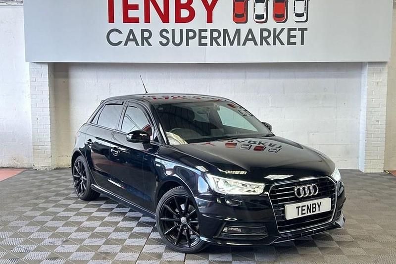 Used Audi A1 Sportback S-Line 125 HP (91 kW) 2018 Black Hatchback