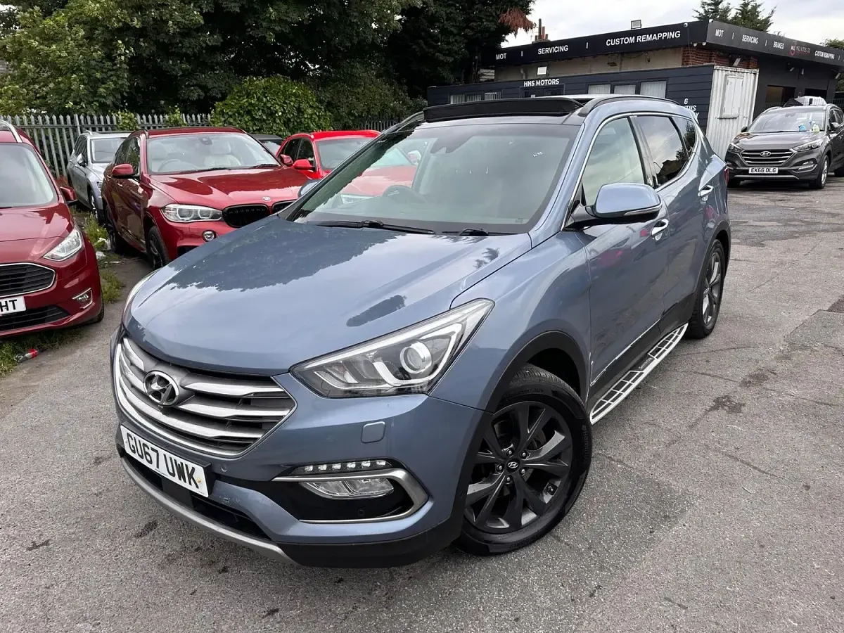 Used Hyundai Santa Fe Edition 200 HP (147 kW) 2017 Blue SUV