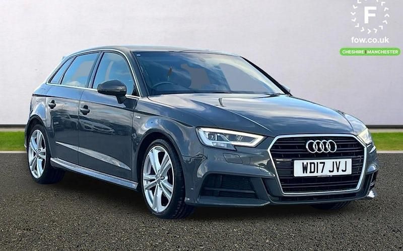 Used Audi A3 Sportback S-Line 150 HP (110 kW) 2017 Grey Hatchback