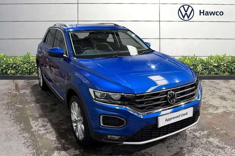 Blue Used 2020 VW T-Roc SEL SUV | £16,995 (Fair price) - Image 1/4