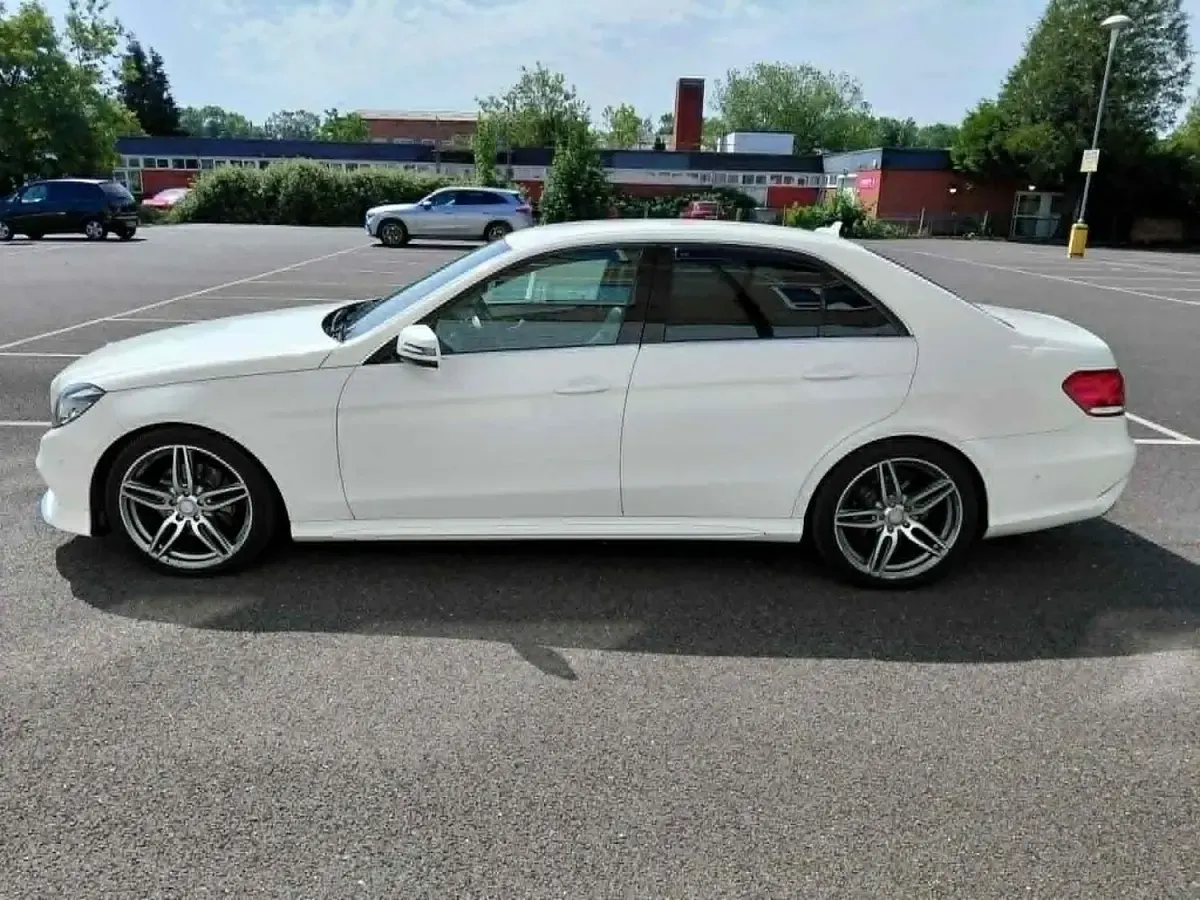 Used Mercedes E220 AMG 2014 White Sedan
