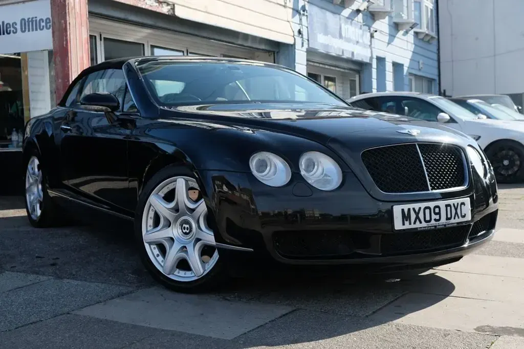 Used Bentley Continental GT Convertible 550 HP (404 kW) 2009 Black Cabriolet