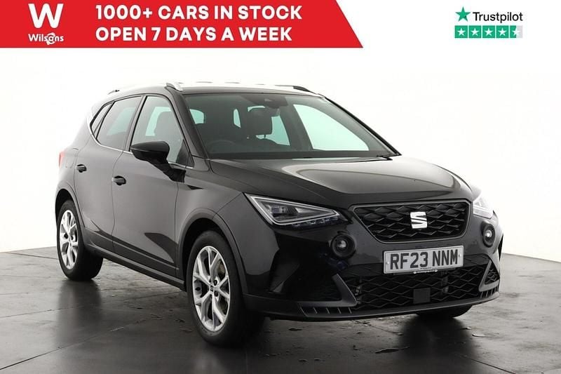 Black Used 2023 Seat Arona FR SUV | £16,299 (Fair price) - Image 1/4