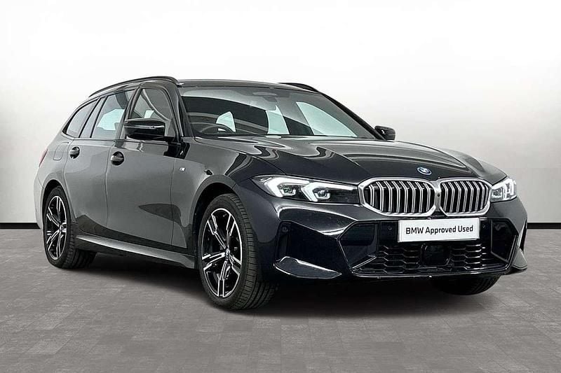 Black Used 2024 BMW 330e M Sport Estate | £37,500 (Fair price) - Image 1/3