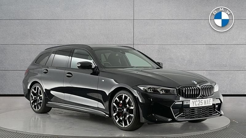 Black Used 2025 BMW 320 M Sport Estate | £34,850 (A bit pricey) - Image 1/4
