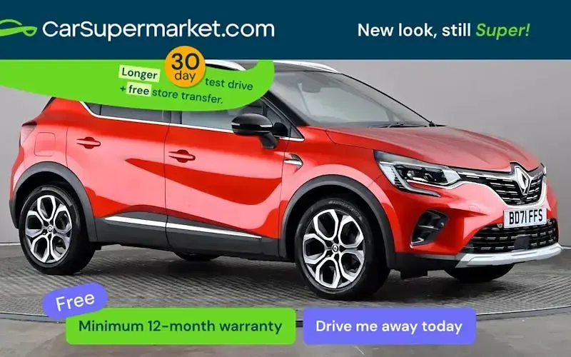 Usado Renault Captur Version S 140 HP (102 kW) 2021 Vermelho SUV