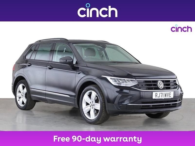 Black Used 2022 VW Tiguan Life SUV | £17,999 (Fair price) - Image 1/3