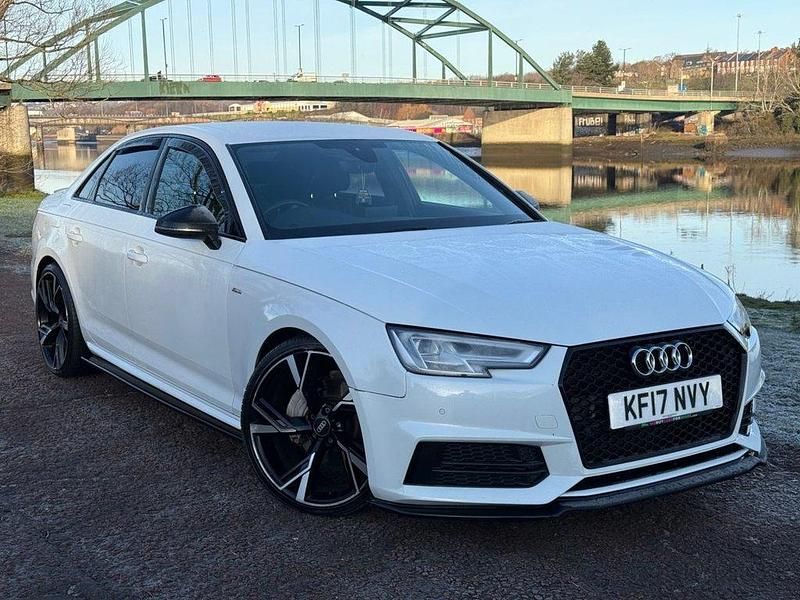 White Used 2017 Audi A4 S-Line Sedan | £12,999 (A bit pricey) - Image 1/4